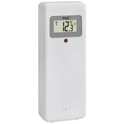 An electronic thermometer indicates a temperature of 12.5°C.