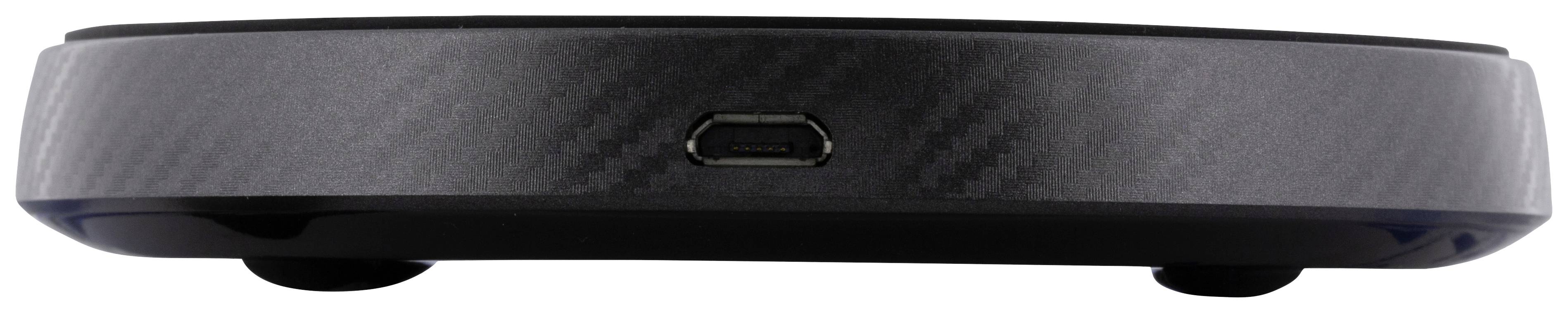 Deltaco - a nordic brand Wireless charger QI-1028 Outputs Inductive charging standard Black-2