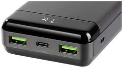 Deltaco - a nordic PB-C1003 Power bank 20000 mAh LiPo USB A, USB-C® Black | Conrad.com
