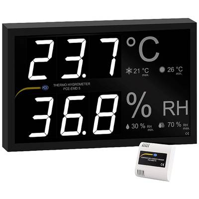PCE Instruments PCE-EMD 5 PCE-EMD 5 Panel meter   0 up to 50 °C 0 up to 99.9 RH       