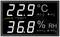 Digital thermohygrometer shows 22.9 degrees Celsius and 36.8 percent relative humidity. Maximum and minimum values are displayed.