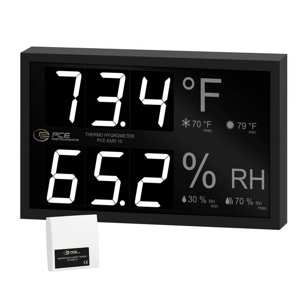 PCE Instruments PCE-EMD 10 PCE-EMD 10 Panel meter 0 up to 99.9 RH