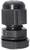 A black PG7 cable gland, used for securing and sealing cables in electrical enclosures.
