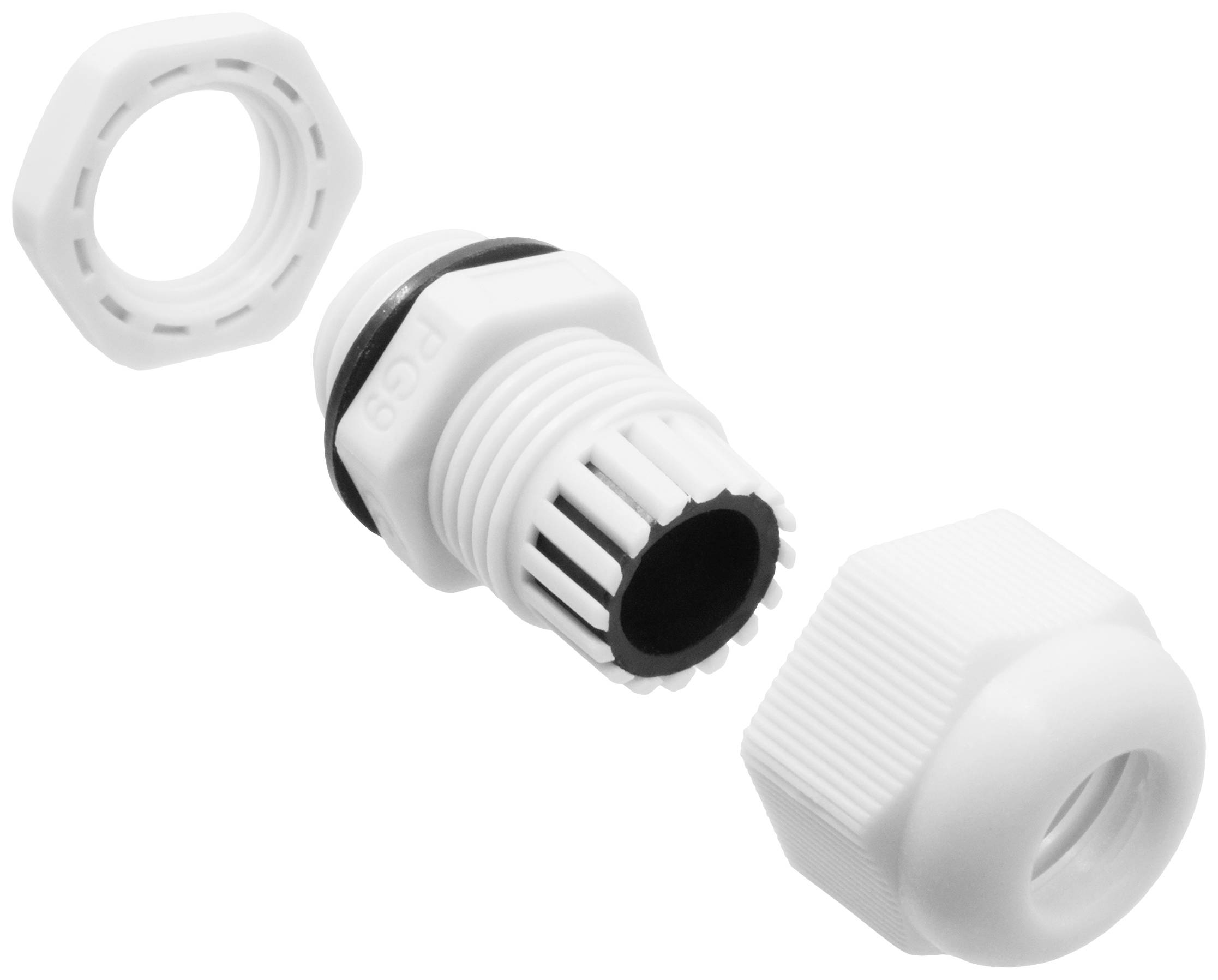 Quadrios 2102CA124 PG9 PA66 White 1 Set-4