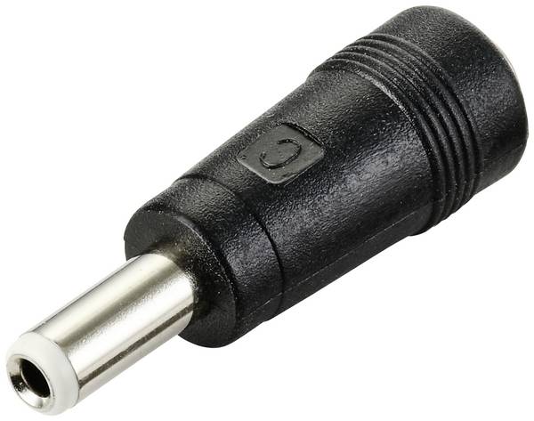 TRU COMPONENTS Low power adapter Low power plug - Low power socket 5.5 mm 2.5 mm 5.5 mm 2.1 mm 1 pc(s)