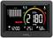 CO2 meter display: Current CO2 level 2180 PPM. Warning 'POOR'. Temperature 25°C, Humidity 58%, open-indicator green.