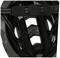 'Internal view of a bicycle helmet with black padding and adjustable straps.'