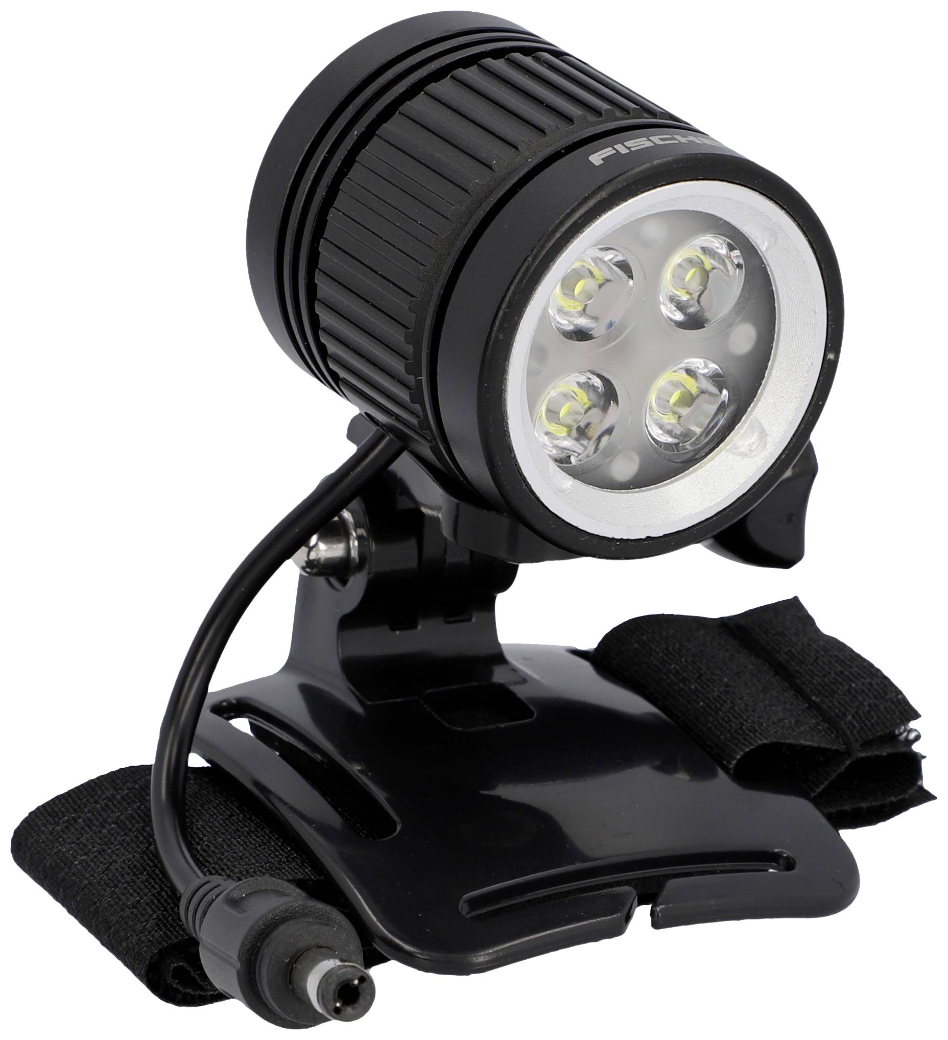 FISCHER FAHRRAD Bike headlight H1600 rechargeable Black-3