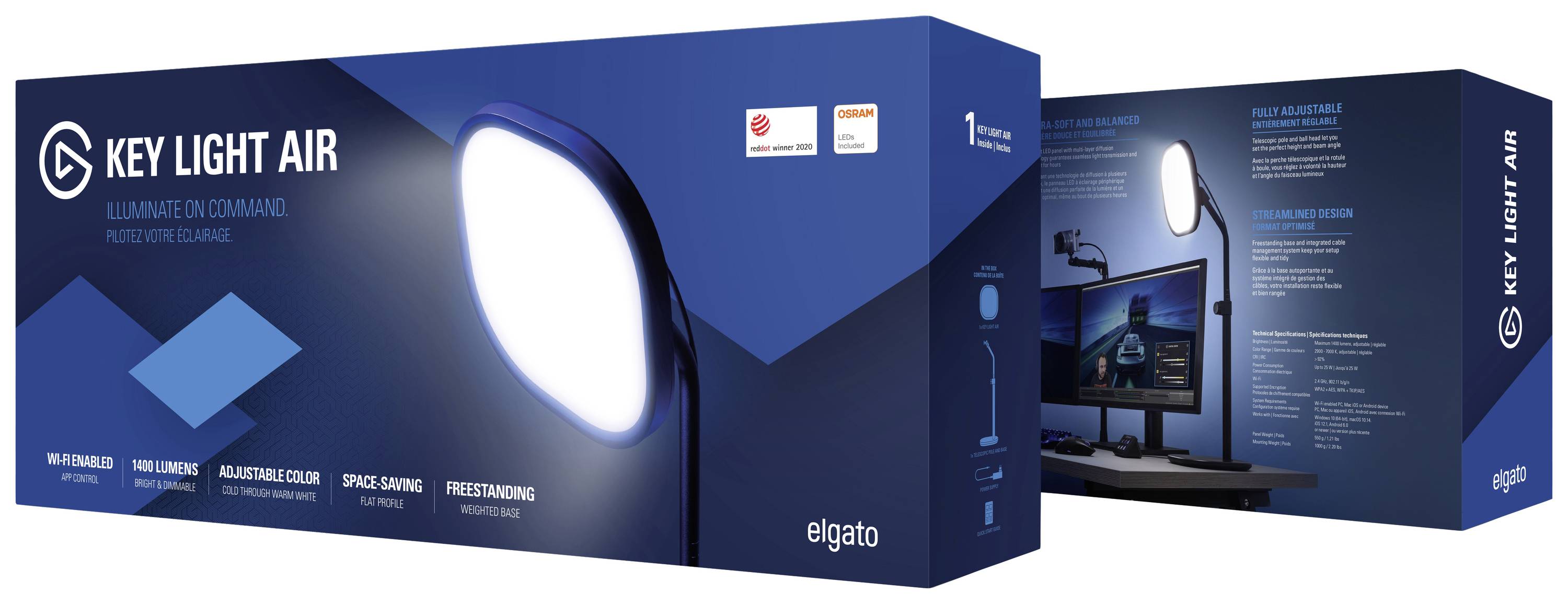 Elgato Key Light Air LED video spotlight EEC F (A - G)-5