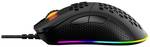 Ultra-light RGB USB gaming mouse with rubber-coated sides
