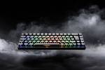 Compact, wireless 65% gaming keyboard with RGB lighting