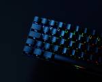 Compact, wireless 65% gaming keyboard with RGB lighting