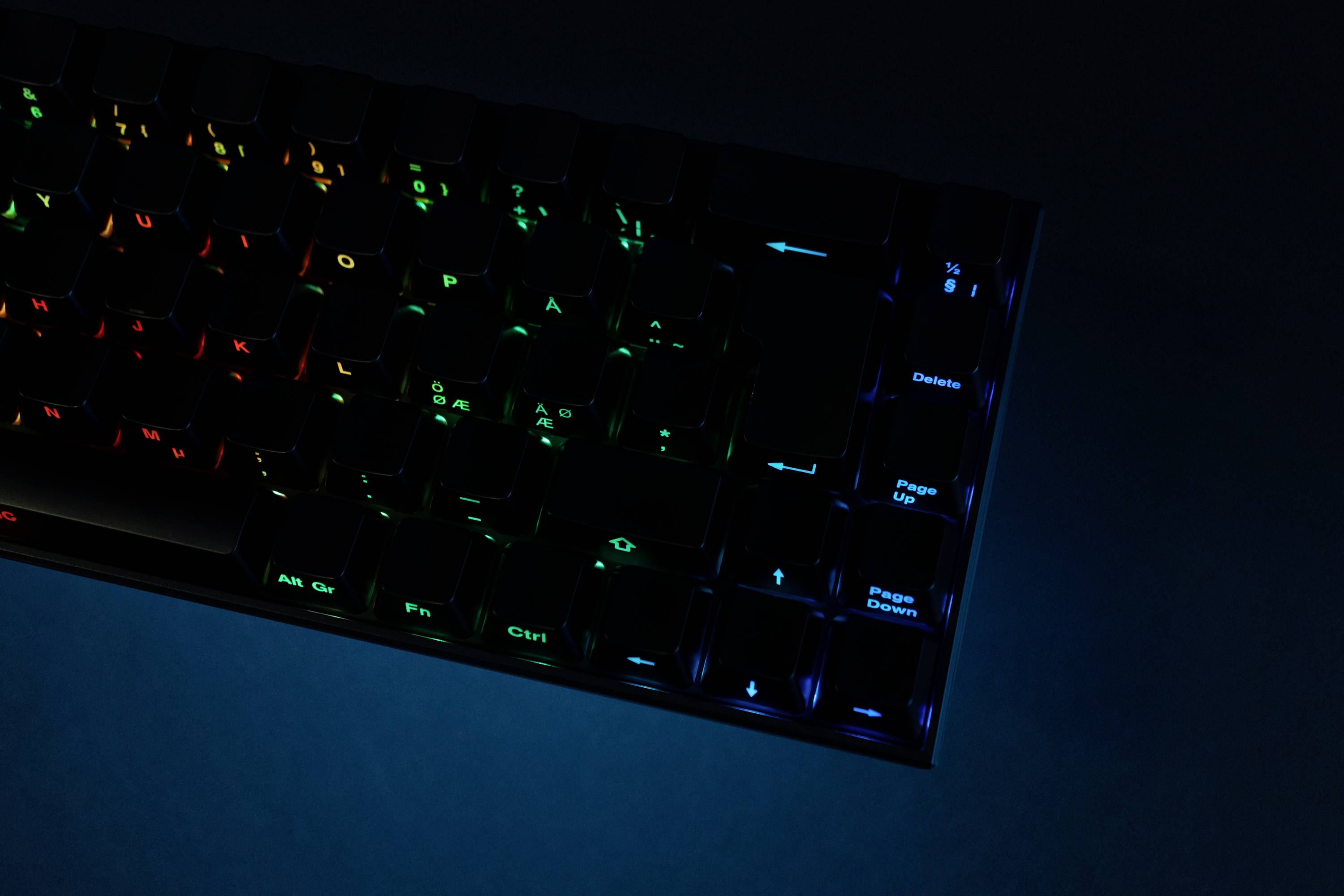 DELTACO GAMING DK440R Wireless, Bluetooth®, Corded Gaming keyboard