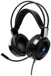DELTACO GAMING DH110 Gaming Over-ear headset Corded (1075100) Stereo Black