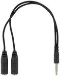 DELTACO GAMING DH110 Gaming Over-ear headset Corded (1075100) Stereo Black