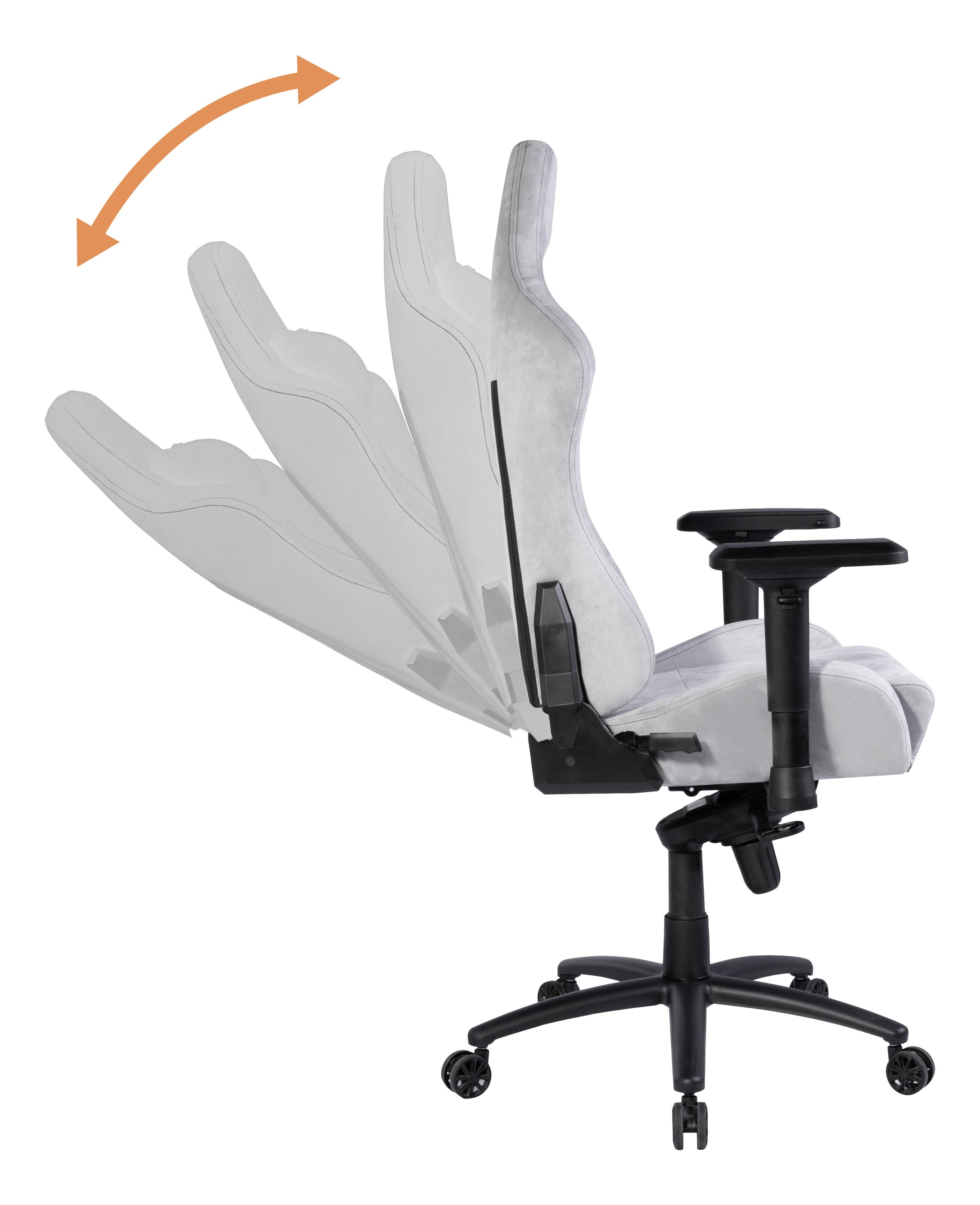 Buy DELTACO GAMING DC440L Gaming chair Light grey | Conrad Electronic