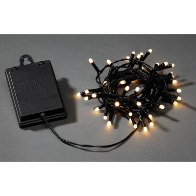 Konstsmide 3724-130 Fairy lights incl. batteries Outside battery-powered No. of bulbs 40 LED (monochrome) Warm white Ill-0