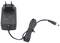 Black power adapter with European plug and cable. Text on the power adapter shows specifications such as model number and input voltage.