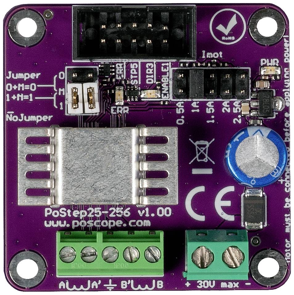 Joy-it PoStep25-256 Stepper motor drive 2.5 A Screw terminal