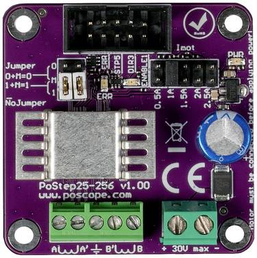 Joy-it PoStep25-256 Stepper motor drive  2.5 A Screw terminal