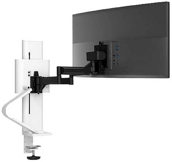 <br> Ergotron<br> TRACE™<br> <br> Monitor desk mount<br> 1 Display(s)<br> 35,6 cm (14") - 96,5 cm (38")<br> White<br> Tiltable, Swivelling, Swivelling, Height-adjustable<br>
