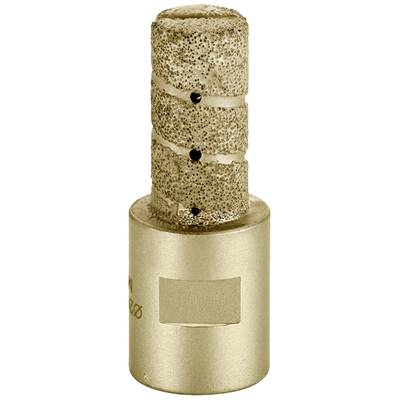 A golden swing quartz resonator with a cylindrical housing and microphone structure on the upper surface for capturing vibrations.