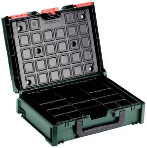 Metabo metaBOX 118 Organizer 626897000 Equipment case Acrylonitrile butadiene styrene Green, Black (W x H x D) 396 x 118 x 296 mm
