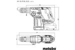 Metabo KH 18 LTX BL 24 Q SDS-Plus-Cordless hammer drill combo 18 V 5.5 Ah
