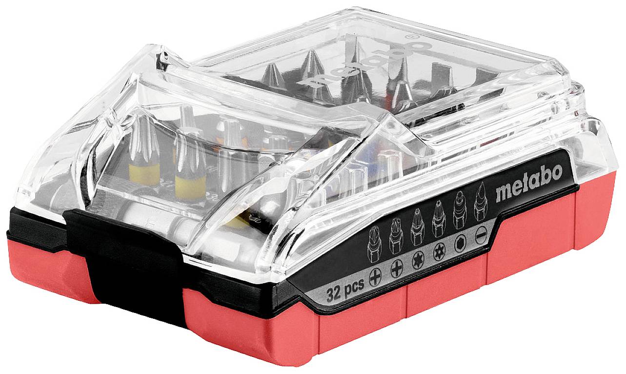 Metabo 626696000 Bit set Phillips, Pozidriv, Slot, Star