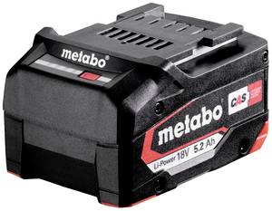 Metabo Li-Power Akkupack 18 V - 5,2 Ah "AIR COOLED" 625028000 Tool battery  18 V 5.2 Ah Li-ion