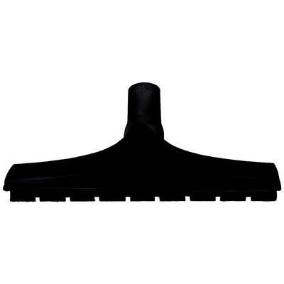 A black vacuum cleaner attachment with a wide nozzle.