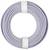 Grey, coiled cable with white fastenings, suitable for electrical or technical applications.