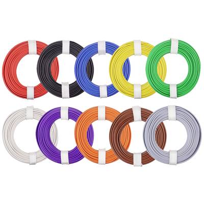 Donau Elektronik 150-MIX Strand  1 x 0.50 mm² Multi-coloured, 10-colour 1 Set