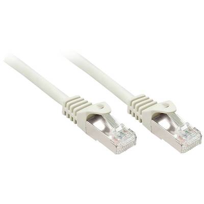 LINDY 48398 RJ45 Network cable, patch cable CAT 5e F/UTP 3.00 m Grey 50 pc(s)-0