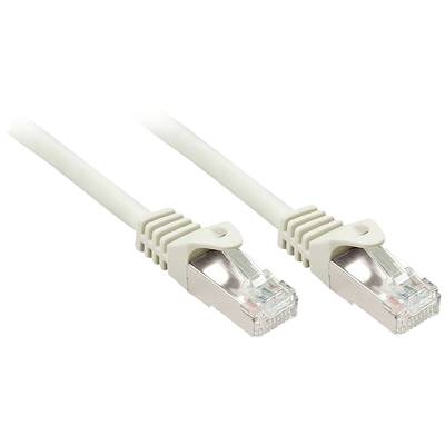 LINDY 48399 RJ45 Network cable, patch cable CAT 5e F/UTP 5.00 m Grey  50 pc(s)