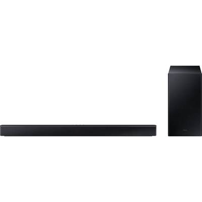 Samsung HW-B460 Soundbar Black Bluetooth, incl. cordless subwoofer, USB
