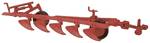 TT plow with 5 scissors, red