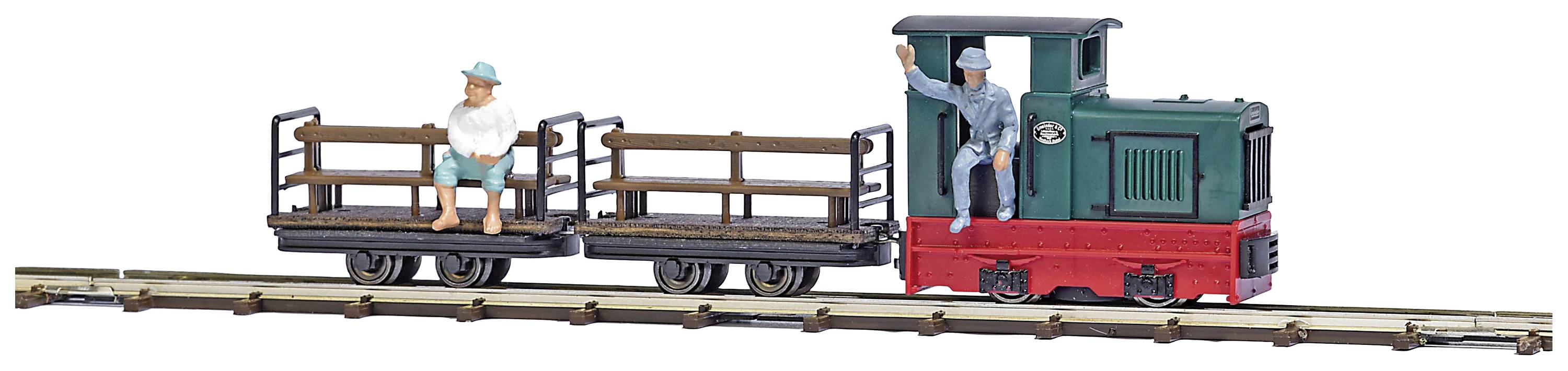 Image of Busch Feldbahn 12015 H0f narrow-gauge railway start-set passenger transport Passenger transport