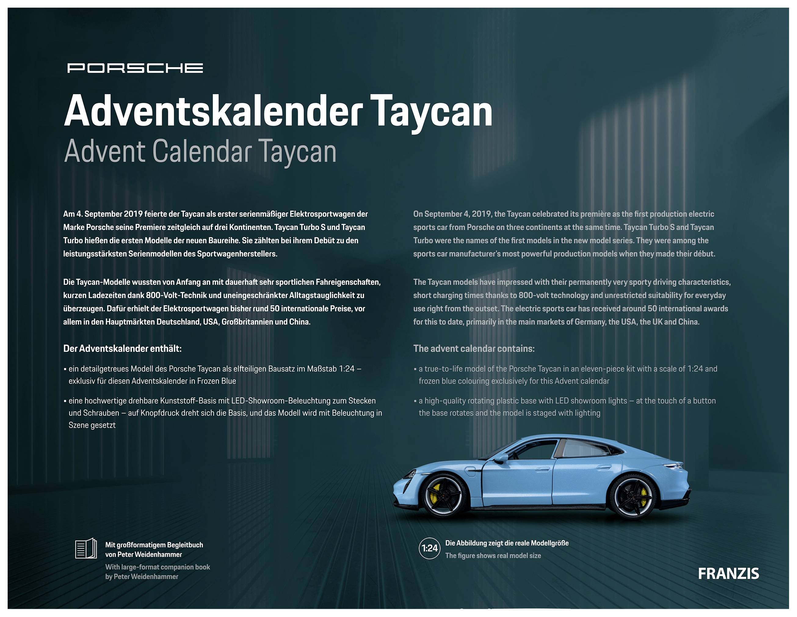 Franzis Verlag Porsche Taycan Porsche Taycan Assembly kits, Electronics