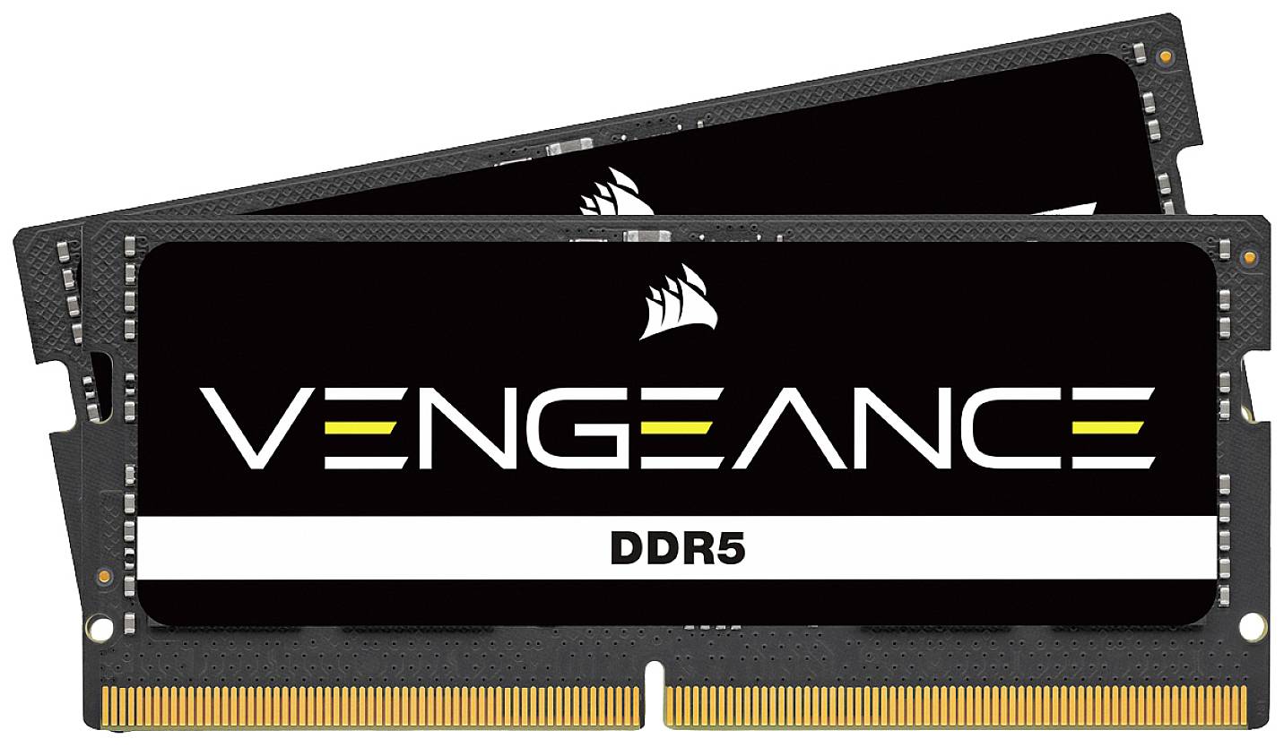 Corsair Vengeance Laptop DDR5 64 GB 2 x 32 GB 4800 MHz 262-pin SO-DIMM CL40-40-40-77 CMSX64GX5M2A4800C40 | Conrad.com