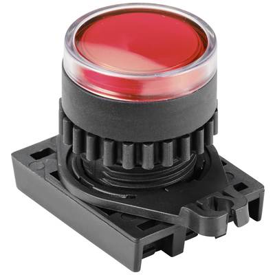 TRU COMPONENTS TC-10344012 S2PRU-P3R Pushbutton round  Red (transparent)   1 pc(s) 