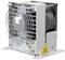 Industrial fan with metal casing and protective grille; used for ventilation or cooling in machinery or electrical cabinets.