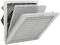 Ventilation grille with a removable filter system; enables air circulation and dust filtration in electronic devices or control cabinets.