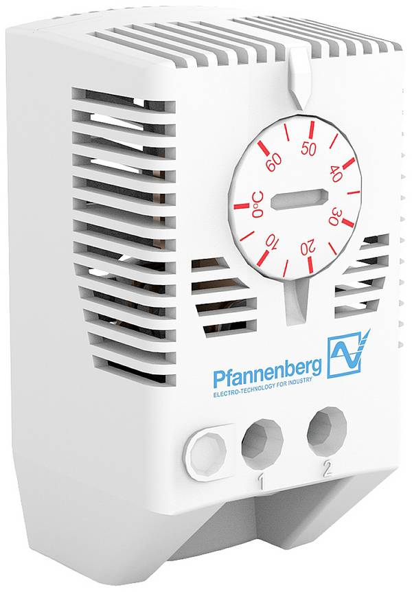Pfannenberg Enclosure thermostat FLZ 520 THERMOSTAT 0..+60°C 240 V AC 1 breaker (L x W x H) 36 x 40 x 72 mm 1 pc(s)