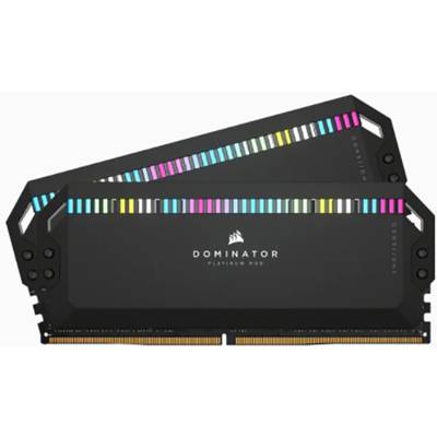 Corsair Dominator Platinum RGB PC RAM kit  DDR5 32 GB 2 x 16 GB  5200 MHz 288-pin DIMM CL40-40-40-77 CMT32GX5M2B5200C40