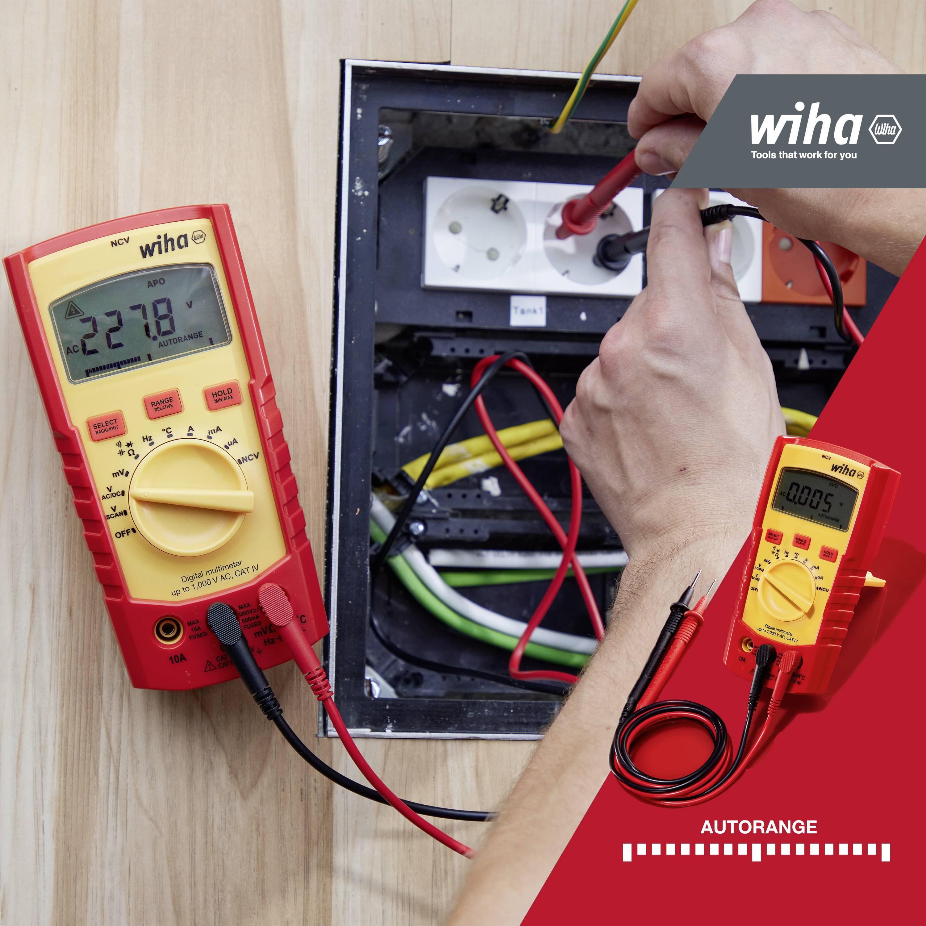 Wiha 45215 Handheld multimeter Digital CAT III 1000 V, CAT IV 600 V-18