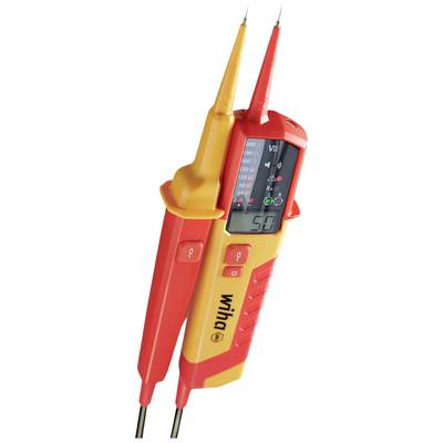 Wiha 45217 Voltage and continuity tester  CAT III 1000 V, CAT IV 600 V LED, Acoustic