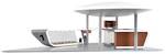 H0 Modern bus station Main building