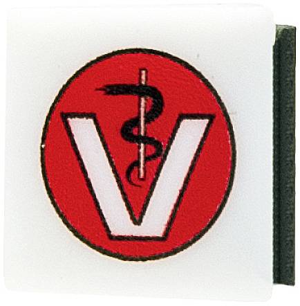 Image of Viessmann Modelltechnik 1377 H0 Rejection sign veterinarian with LED lighting Assembly kit