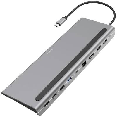 Image of Hama USB-C® docking station Compatible with (brand): Universal USB-C® powered